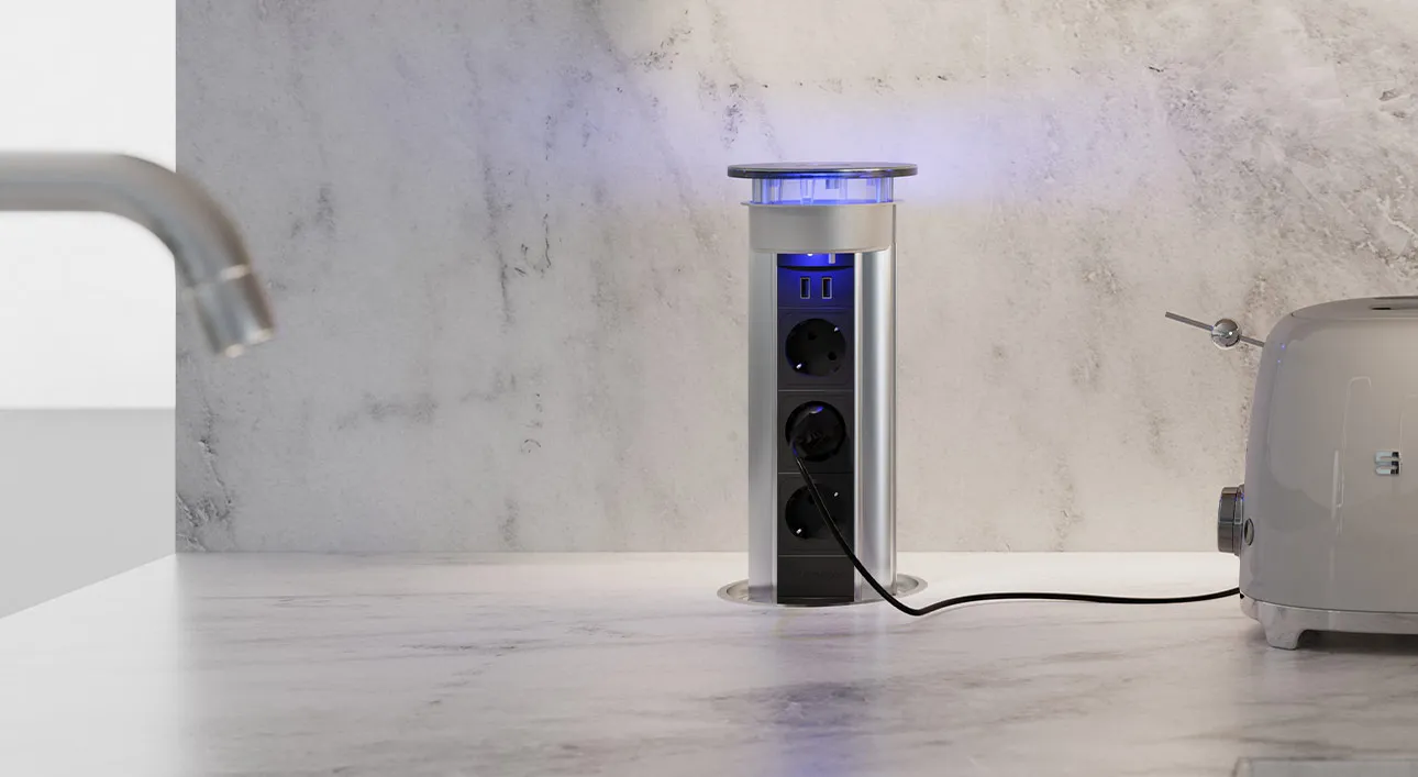 concealed power supply tower