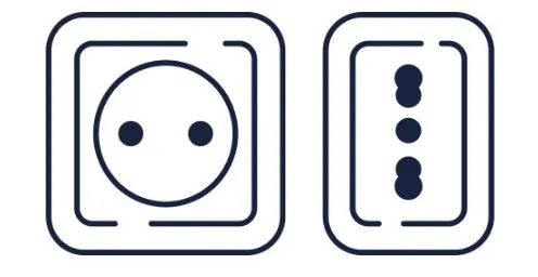 type c and l the italian sockets