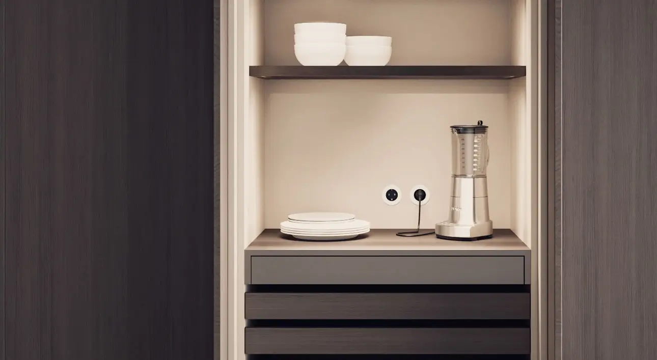 recessed multi socket outlets for furniture