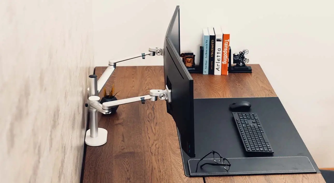 porta monitor per scrivania ufficio