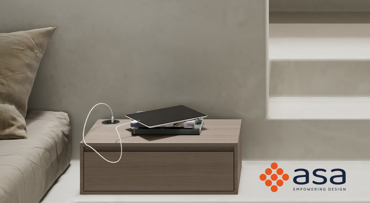 presa di ricarica comodino hotel